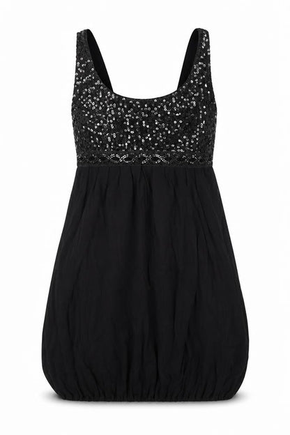 Womens UK Size 8 Rare Black Tunic Tank