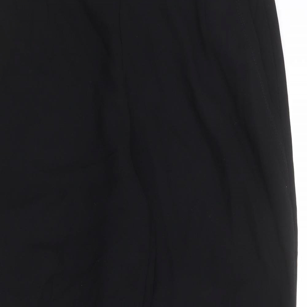 Womens UK Size 14 Marks and Spencer Regular Fit  Black Trousers