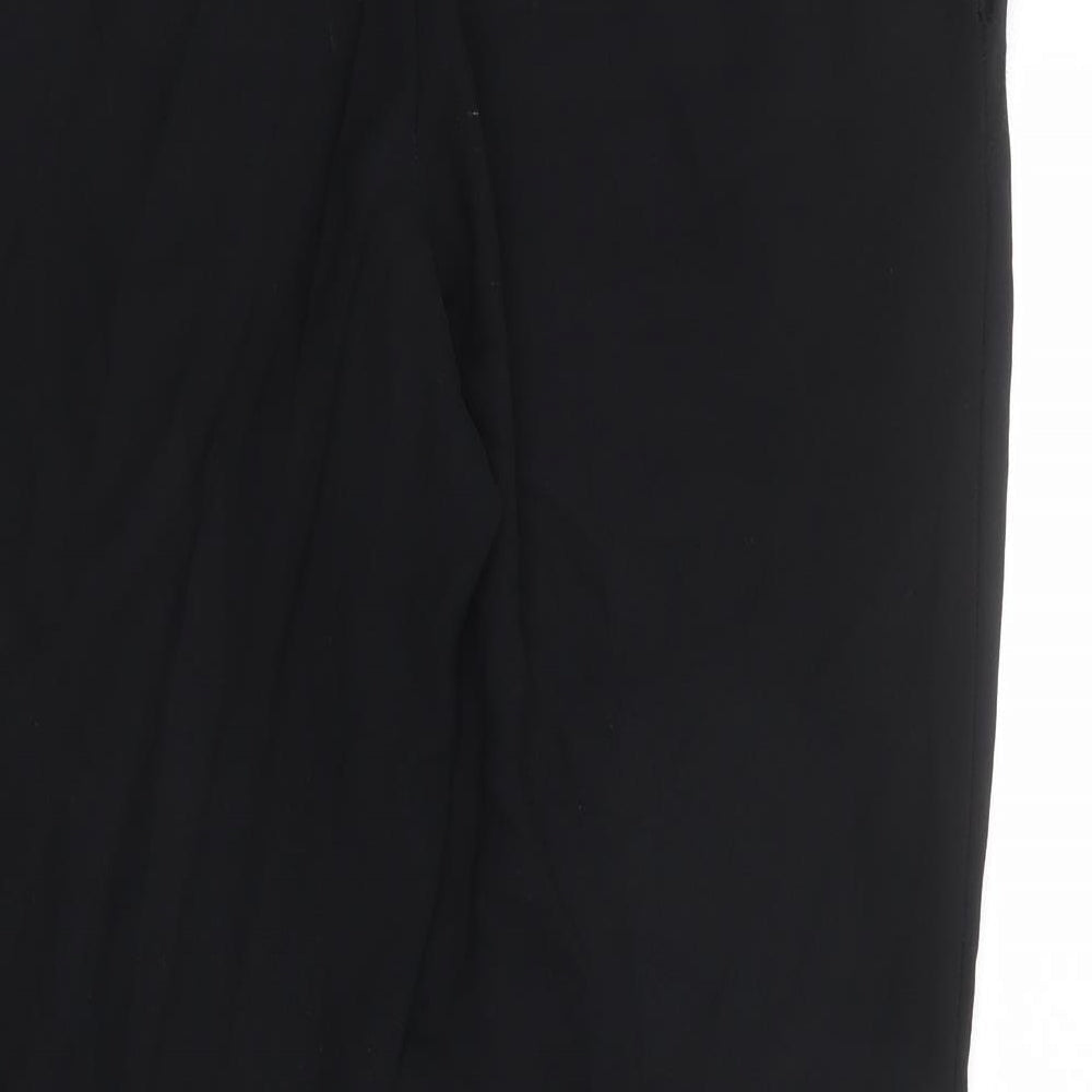 Womens UK Size 14 Marks and Spencer Regular Fit  Black Trousers