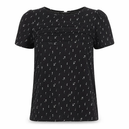 Womens UK Size 10 Marks and Spencer Black Basic T-Shirt