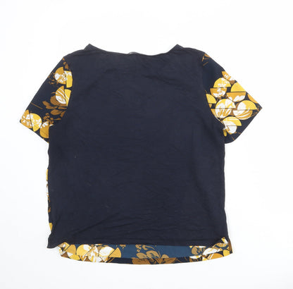 Womens UK Size 12 Marks and Spencer Blue Basic Blouse