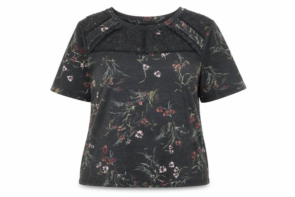 Womens UK Size 16 Per Una Grey Basic T-Shirt