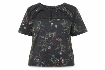 Womens UK Size 16 Per Una Grey Basic T-Shirt