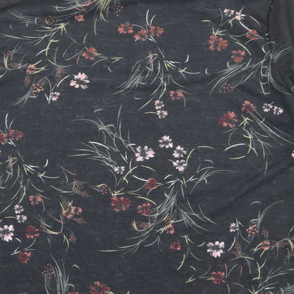 Womens UK Size 16 Per Una Grey Basic T-Shirt