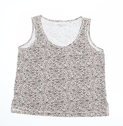Womens UK Size 18 Debenhams Multicoloured Basic Tank