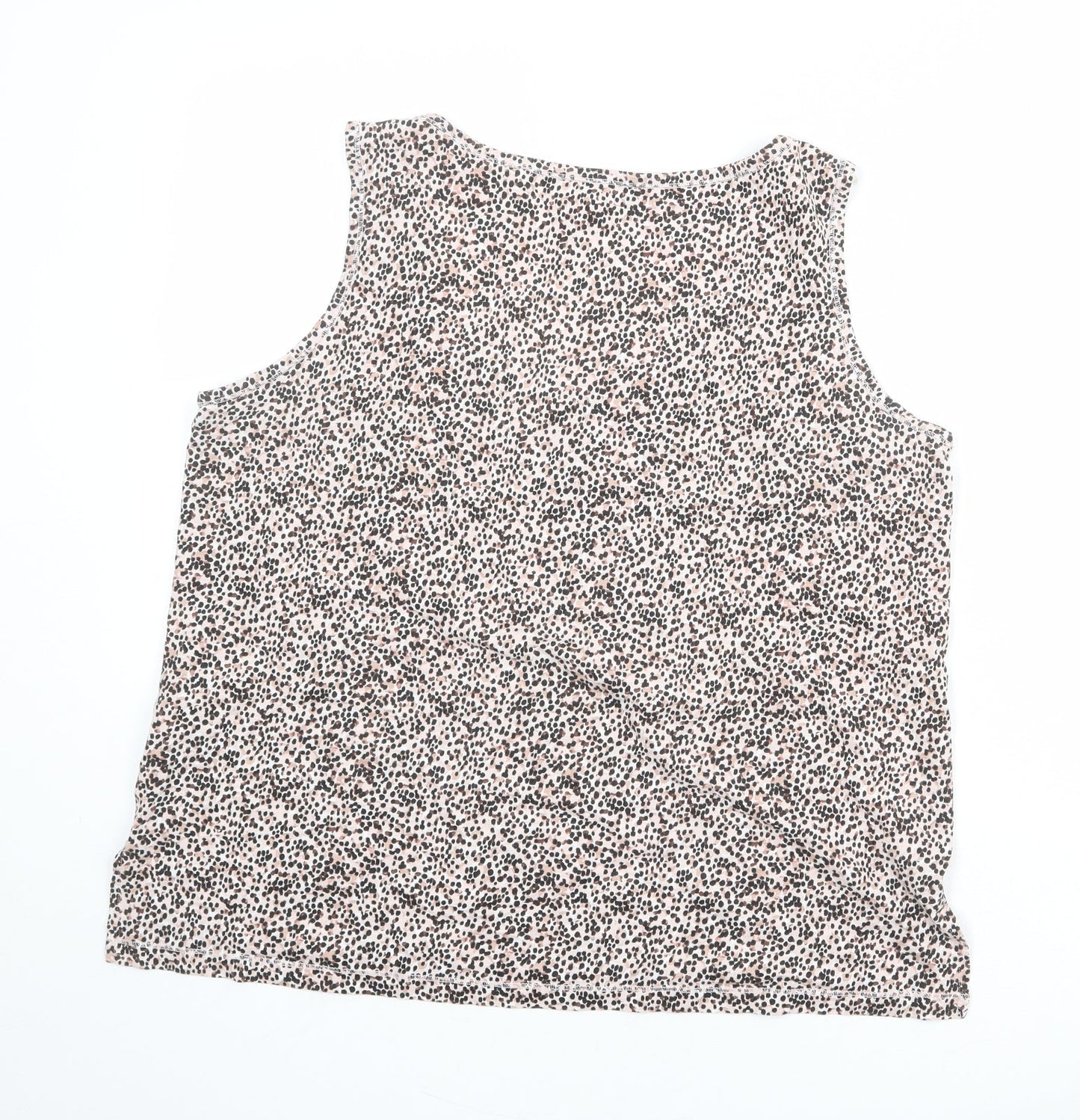 Womens UK Size 18 Debenhams Multicoloured Basic Tank
