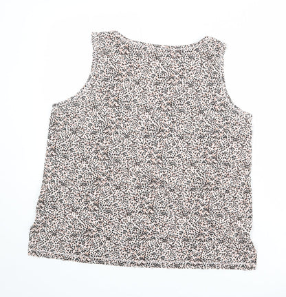 Womens UK Size 18 Debenhams Multicoloured Basic Tank