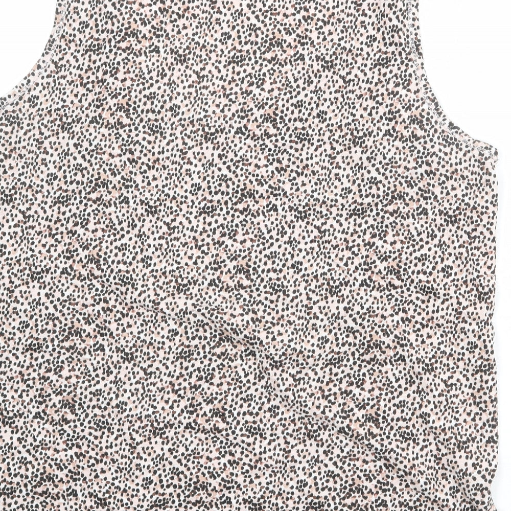 Womens UK Size 18 Debenhams Multicoloured Basic Tank