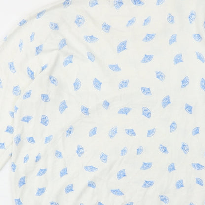 Womens UK Size 12 Marks and Spencer White Pullover Jumper