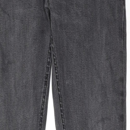 Kiomi Womens Grey Cotton Skinny Jeans Size 32 in L32 in Regular Zip