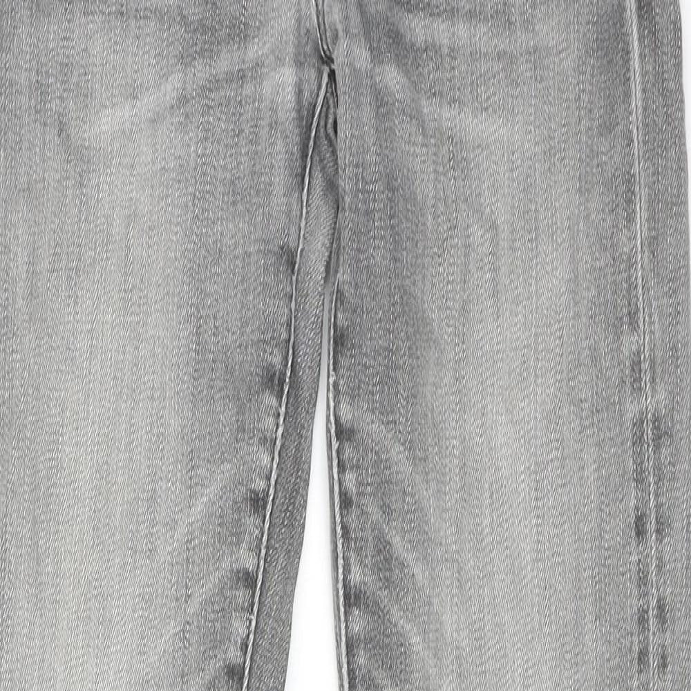 Denim & Supply Womens Grey Cotton Skinny Jeans Size 26 in L32 in Regular Zip