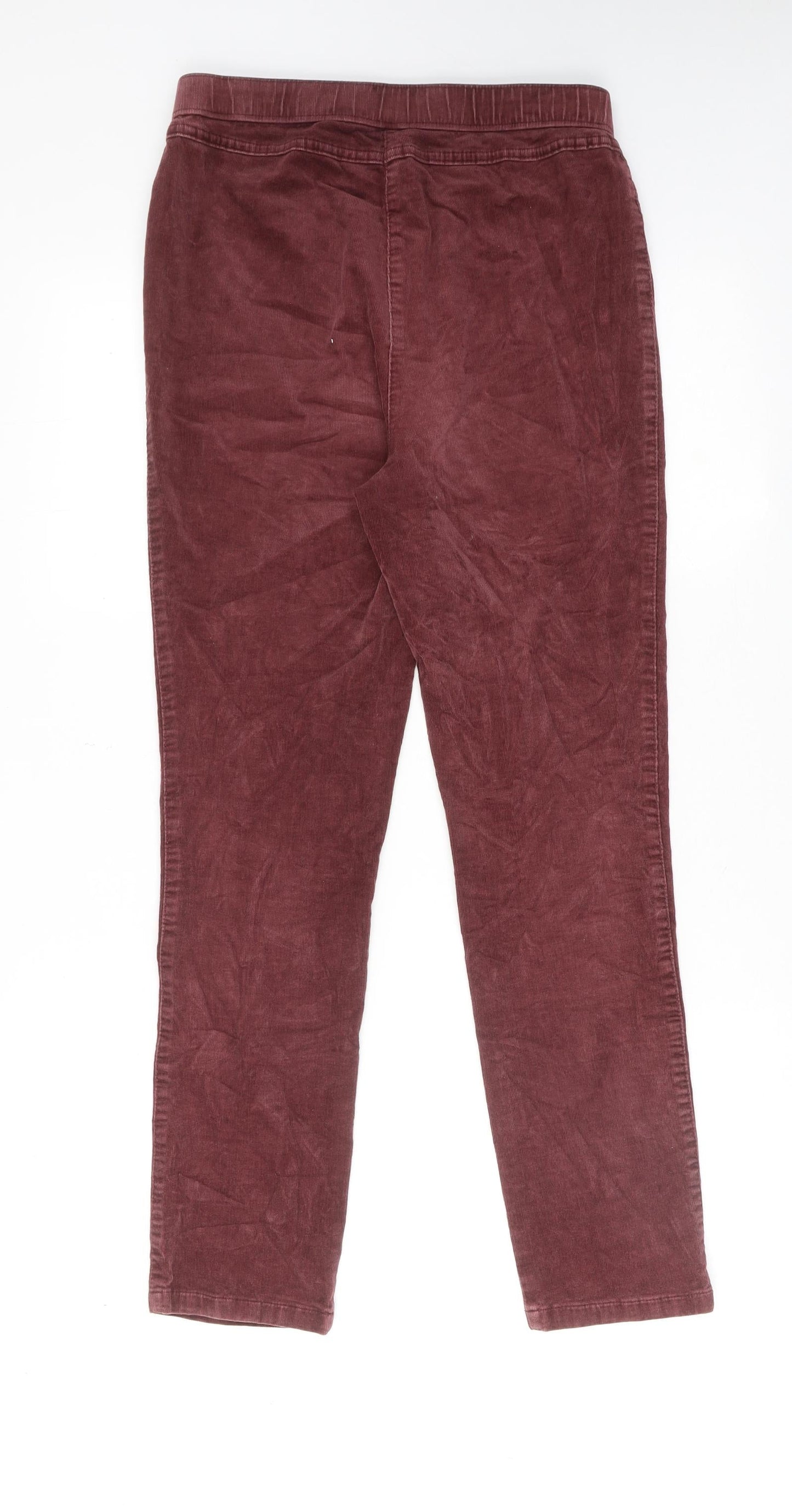 Womens UK Size 10 Classic Regular Fit  Brown Trousers