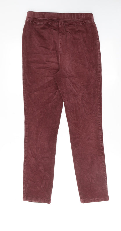 Womens UK Size 10 Classic Regular Fit  Brown Trousers