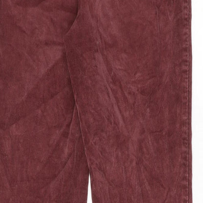 Womens UK Size 10 Classic Regular Fit  Brown Trousers
