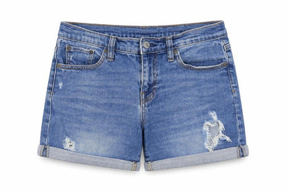 Womens UK Size 25 in Gap Regular Fit Mom Shorts