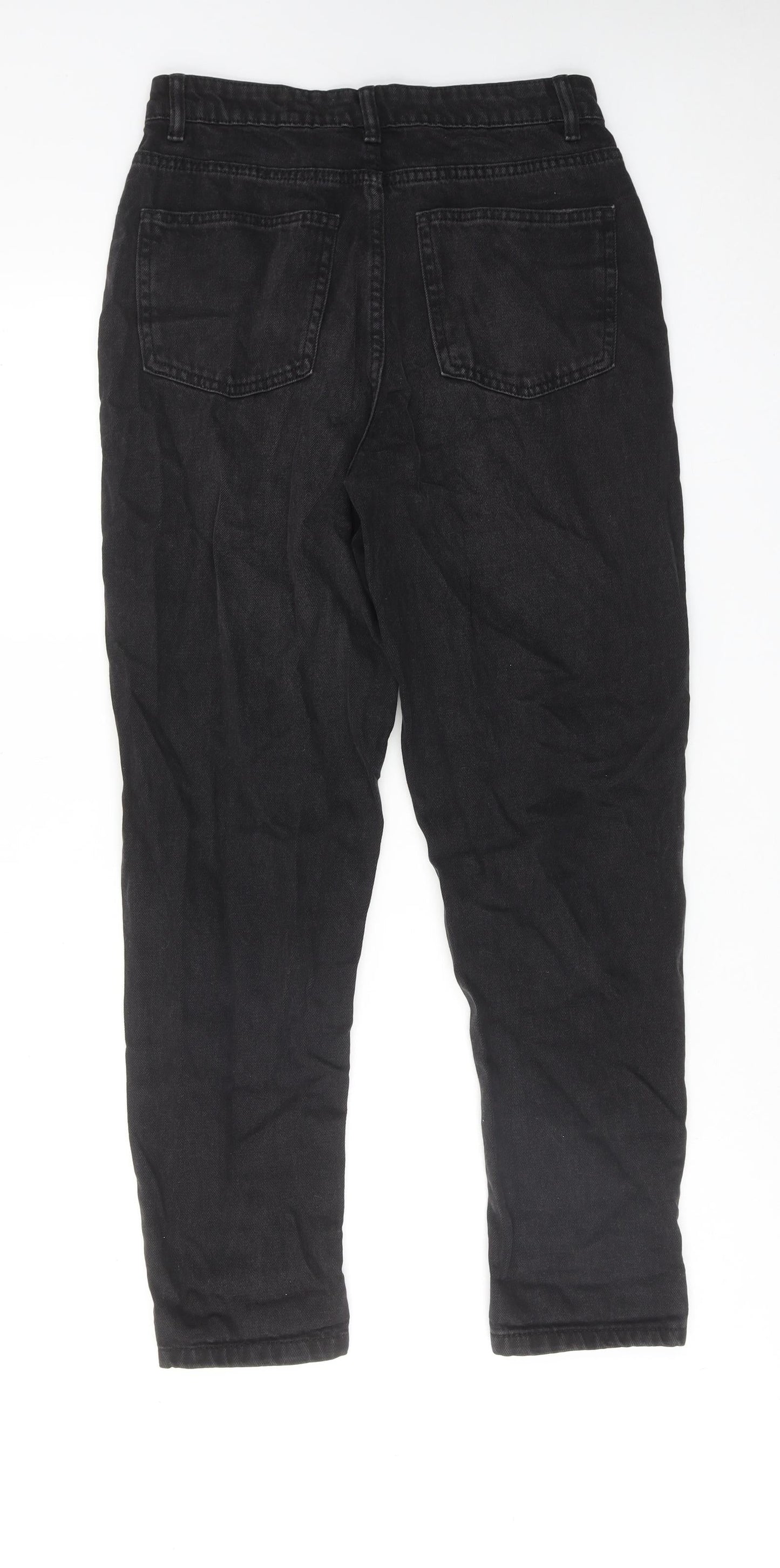 Denim & Co. Womens Black Cotton Skinny Jeans Size 10 Regular Zip