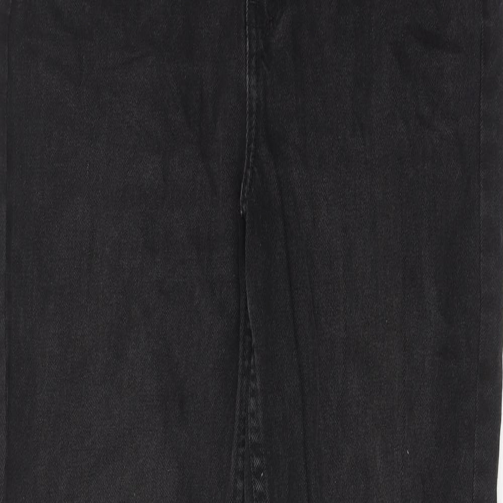 Denim & Co. Womens Black Cotton Skinny Jeans Size 10 Regular Zip