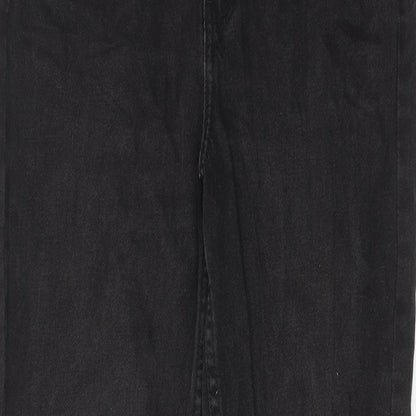 Denim & Co. Womens Black Cotton Skinny Jeans Size 10 Regular Zip