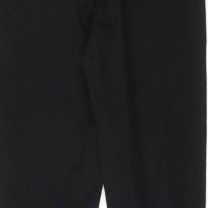 I SAW IT FIRST Womens Black Cotton Skinny Jeans Size 10 Regular Zip