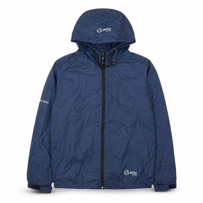 Mens UK Size S Berg Blue Windbreaker Coat