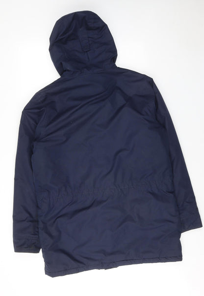 Mens UK Size M Cragho Blue Windbreaker Coat