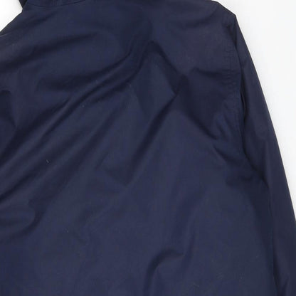 Mens UK Size M Cragho Blue Windbreaker Coat