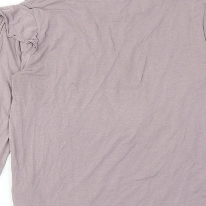 Womens UK Size 6 Topshop Purple Basic T-Shirt