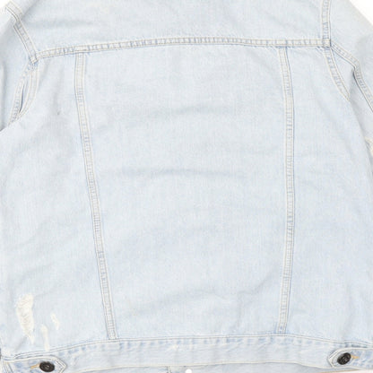 Condemned Nation Womens Blue Jacket Size S Button