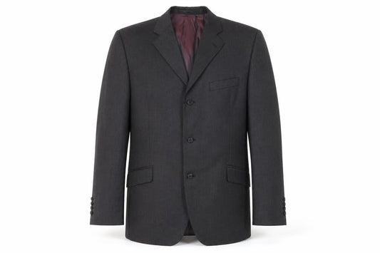 Mens UK Size 42 Angelico Regular Black Suit Jacket