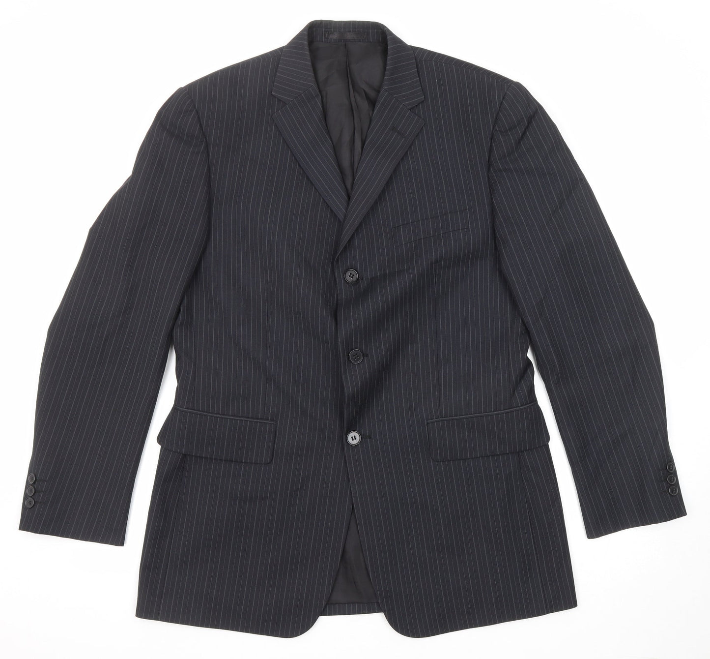 Mens UK Size 40 Burton Regular Black Suit Jacket