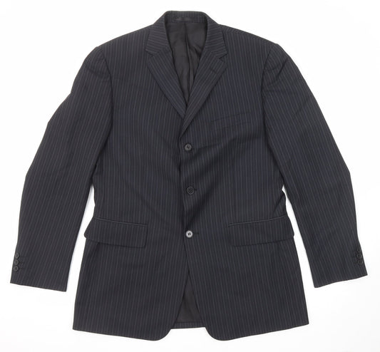 Mens UK Size 40 Burton Regular Black Suit Jacket