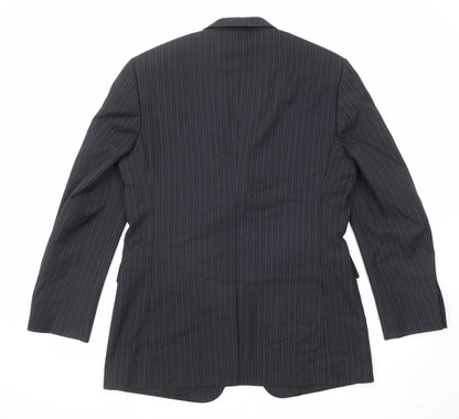 Mens UK Size 40 Burton Regular Black Suit Jacket