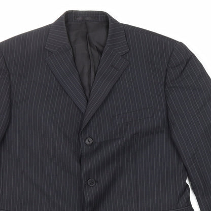 Mens UK Size 40 Burton Regular Black Suit Jacket