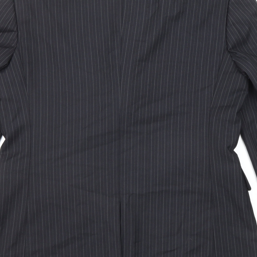 Mens UK Size 40 Burton Regular Black Suit Jacket