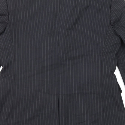 Mens UK Size 40 Burton Regular Black Suit Jacket