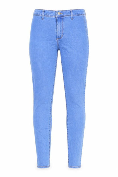 Womens UK Size 8 Denim & Co. Regular Fit Skinny Blue Jeans