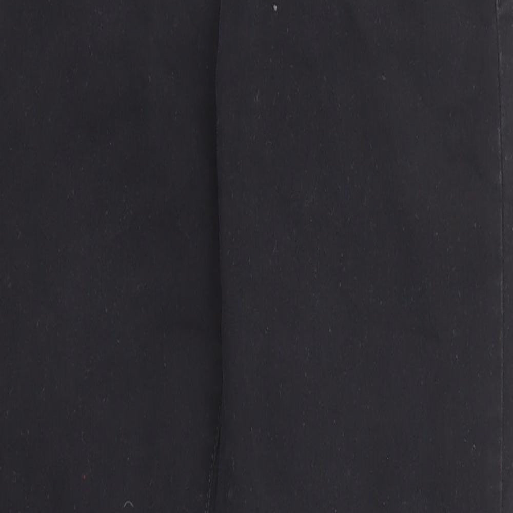 Denim & Co. Womens Black Cotton Skinny Jeans Size 10 Regular Zip
