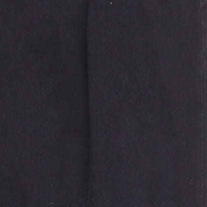 Denim & Co. Womens Black Cotton Skinny Jeans Size 10 Regular Zip