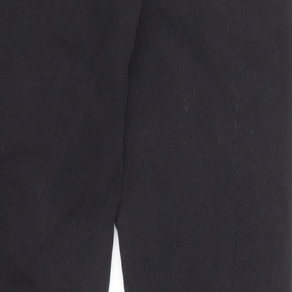 Denim & Co. Womens Black Cotton Skinny Jeans Size 10 Regular Zip