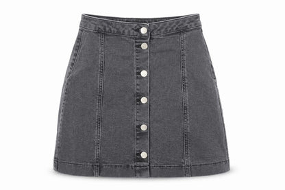 Womens UK Size 8 Missguided A-Line Denim Skirt