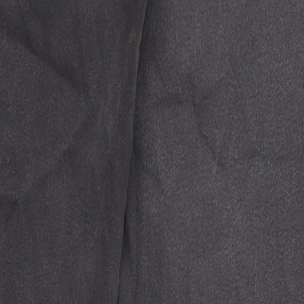 Dorothy Perkins Womens Grey Cotton Skinny Jeans Size 8 Regular Zip