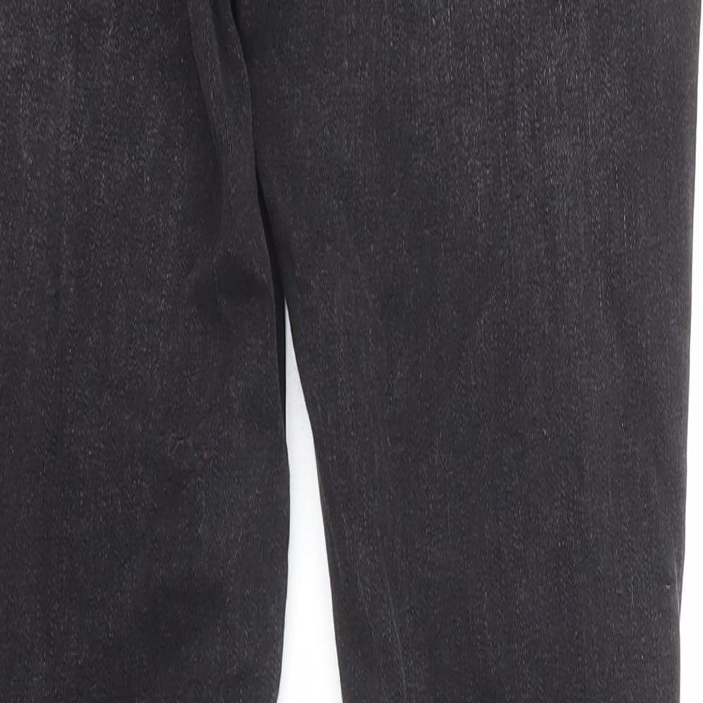 Denim & Co. Womens Black Cotton Skinny Jeans Size 8 Regular Zip