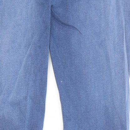 Breakout Womens Blue Cotton Skinny Jeans Size 32 in Regular Zip