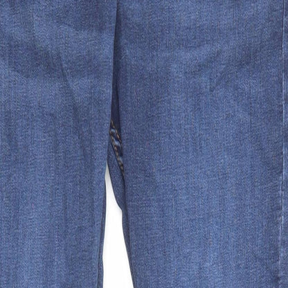 Breakout Womens Blue Cotton Skinny Jeans Size 32 in Regular Zip