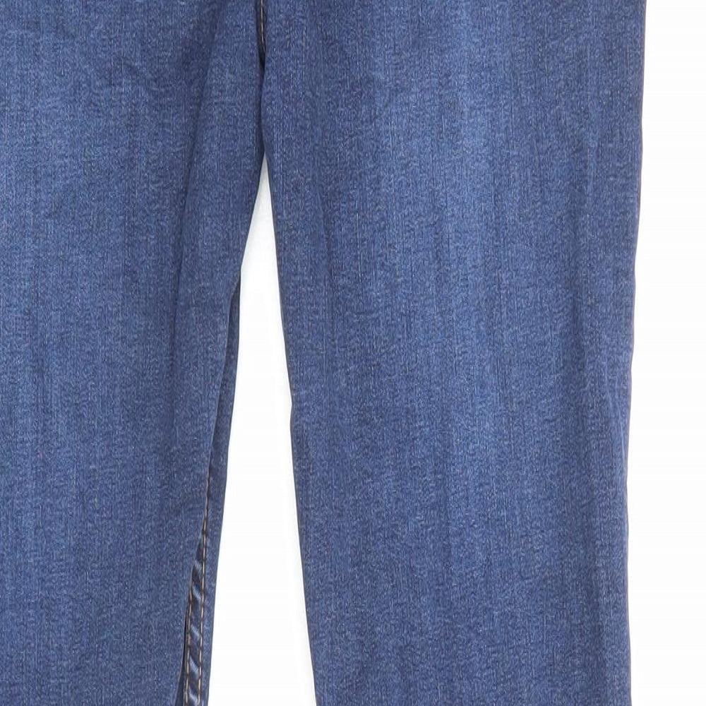 Breakout Womens Blue Cotton Skinny Jeans Size 32 in Regular Zip