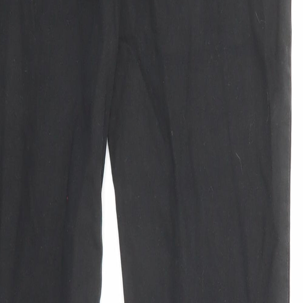 Mango Womens Black Cotton Skinny Jeans Size 10 Regular Zip