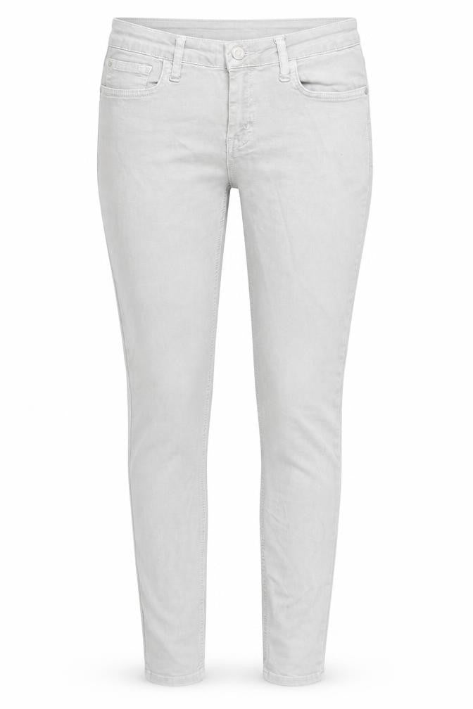 Womens UK Size 10 Mango Regular Fit Skinny Grey Jeans