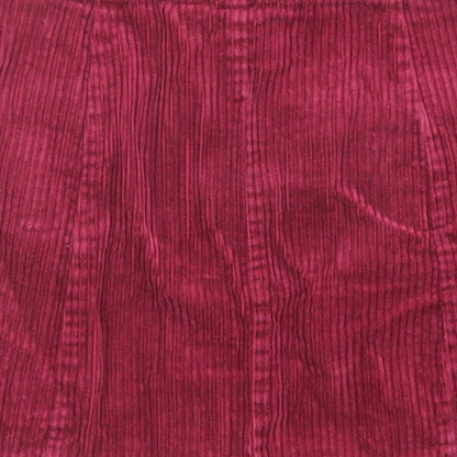 FOREVER 21 Womens Pink Cotton Mini Skirt Size M Button