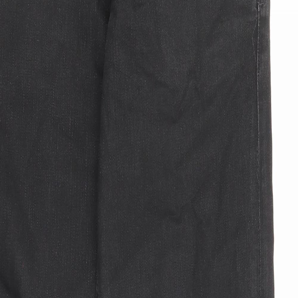 Mens UK Size 34 in Tommy Hilfiger Regular Fit Straight Black Jeans