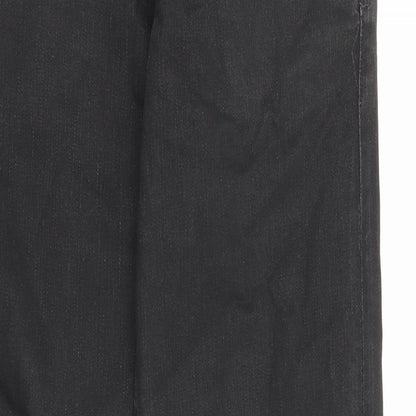 Mens UK Size 34 in Tommy Hilfiger Regular Fit Straight Black Jeans